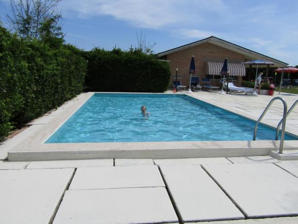 La Piscina per bambini in Hotel a MilanoMarittima 