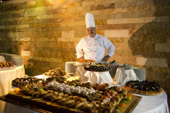 Chef e buffet della cucina pugliese