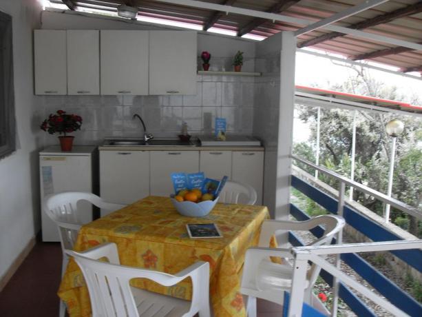 Appartamento vacanza con Terrazza per mangiare