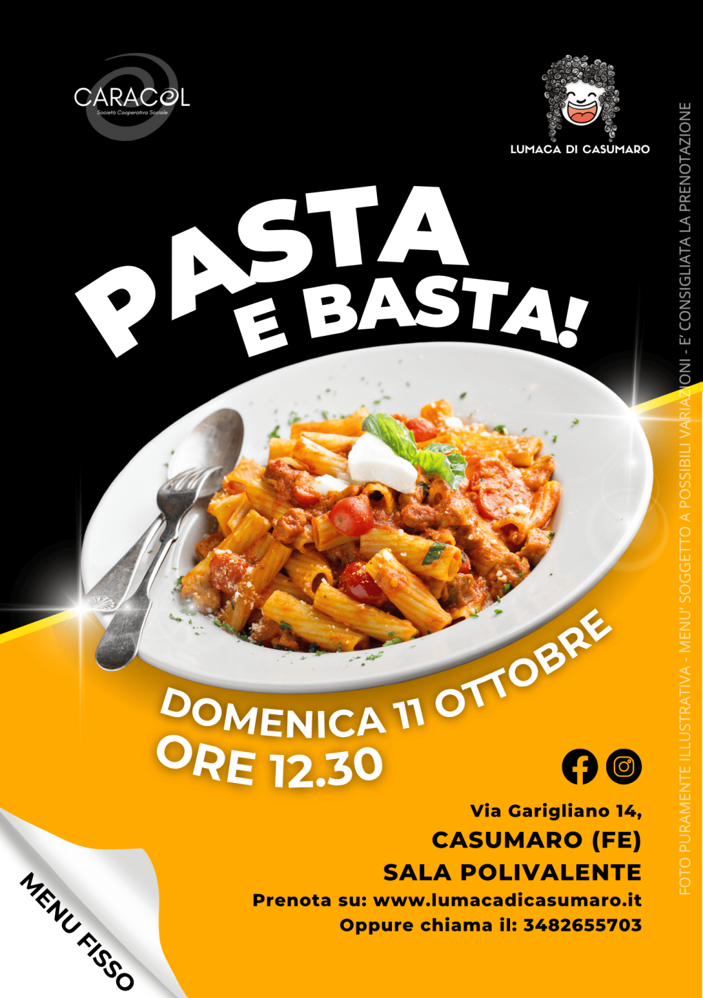 PASTA E BASTA 2026