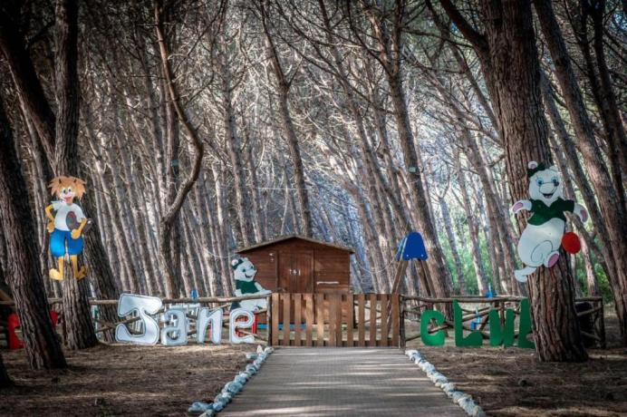 Animazione villaggio per i giovani ospiti 