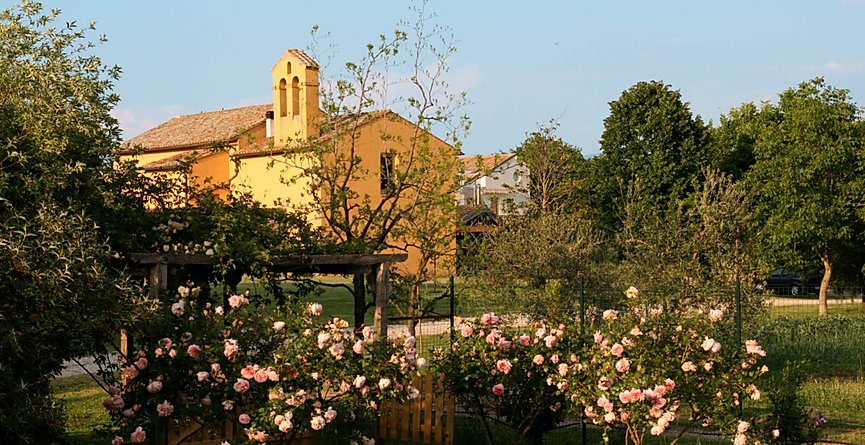 Vista della Country House di Viterbo