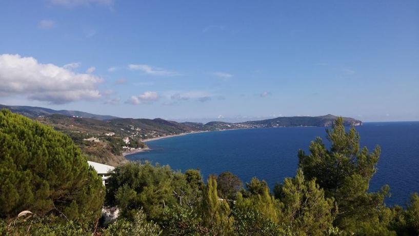 Vista Panoramica nel Parco del Cilento 