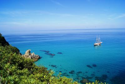 L'acqua cristallina del mare di Tropea