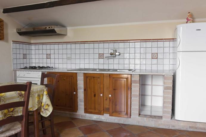 Cucina attrezzata in B&B a Gaeta