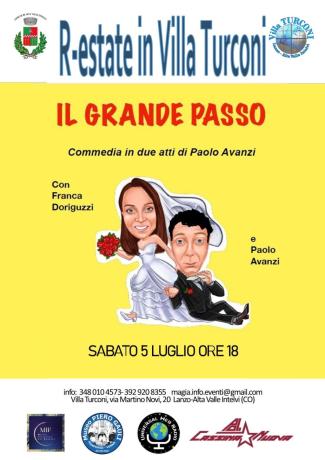 Il grande passo. Commedia di Paolo Avanzi alla Villa Turconi di Lanzo (CO)