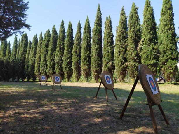 Attività tiro con l'arco, Torchiagina struttura antica 