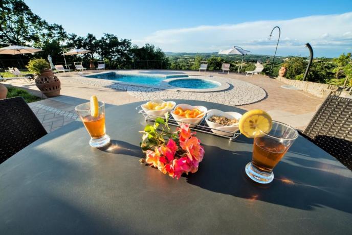 Villa con piscina idromassaggio Lago di Bolsena 