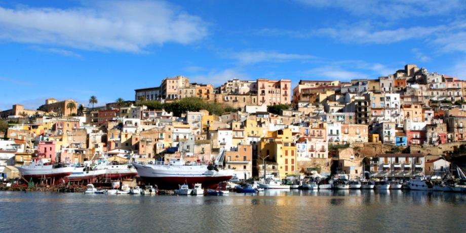 Veduta della città di Sciacca