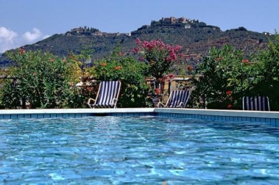 hotel with pool in montecatini