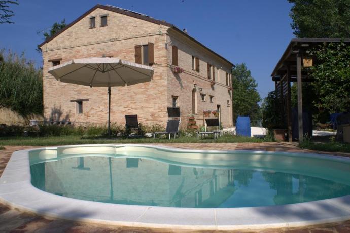 Piscina in casolare a Macerata