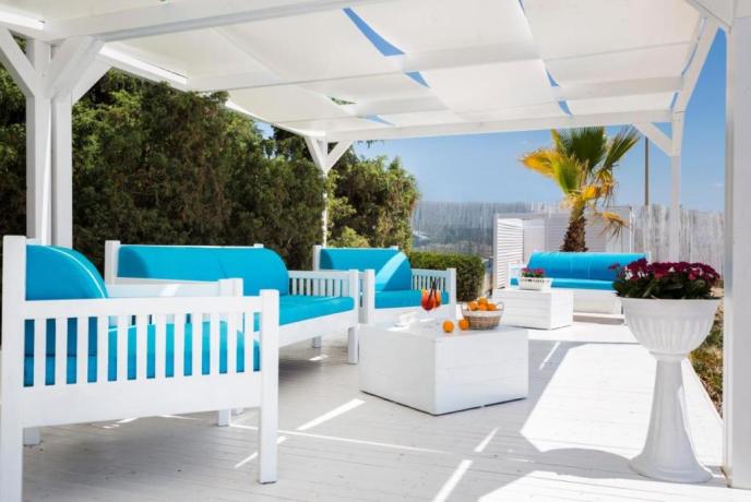 Area relax in spiaggia