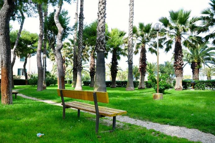 giardino esterno della struttura