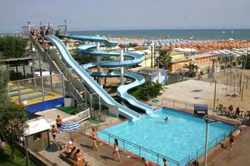 Waterslide in Marebello, Rimini