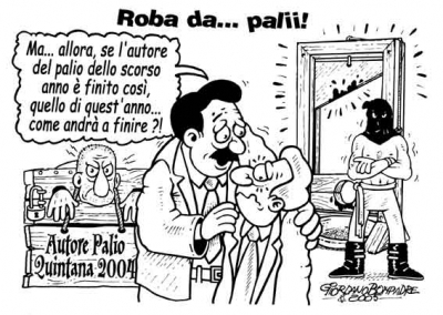 Vignetta - Quintana a Foligno - Umorismo a Fumetti