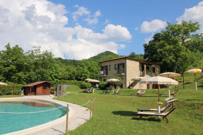 Casale Mulino fronte piscina - 8/20 pax 