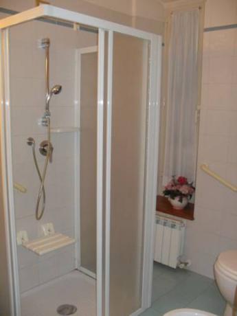 Bagno privato in camera con tutti i servizi