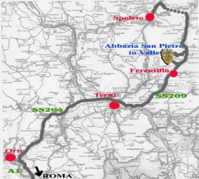 La mappa stradale