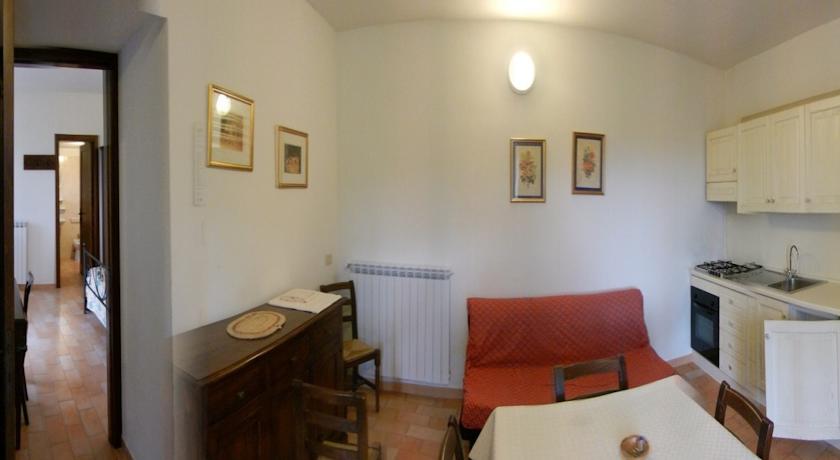 Soggiorno con divano letto
