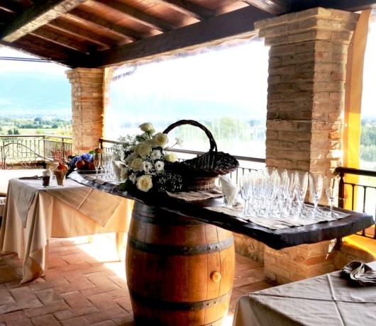 Organizza eventi speciali in agriturismo a Bettona 