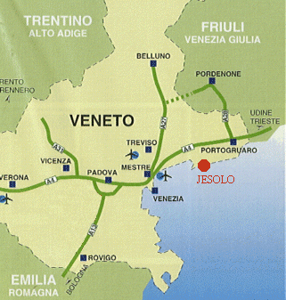 Jesolo, touristresort in Veneto
