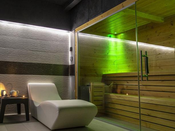 Centro benessere SPA con sauna hotel 4stelle Battipaglia