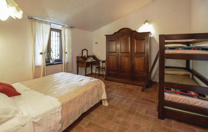 Casa vacanze a San Lupo letto a castello 