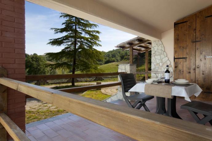 Umbria Resort: appartamenti bilocali e monolocali con giardino 