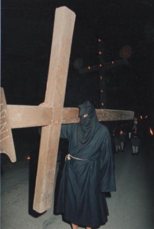 Suggestive scene alla processione di Cascia