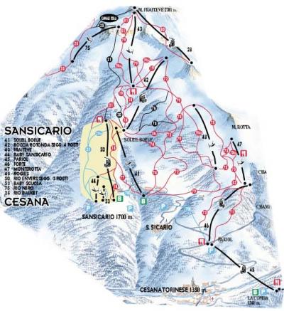 Sciare su Piste blu, rosse o nere