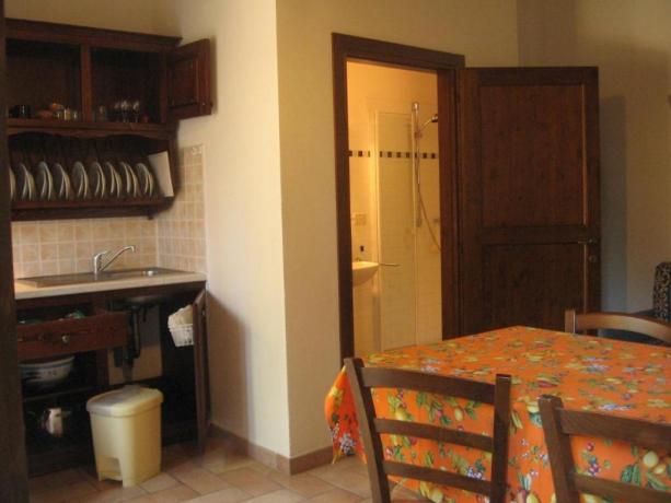 Appartamenti con uso cucina Acqualagna Marche