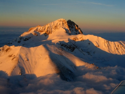 Sunset over Gran sasso