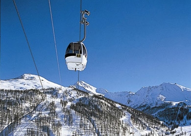 The skilifts of Sestriere