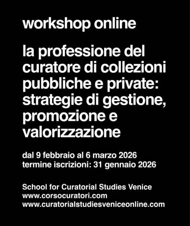 Workshop online | Curare una collezione pubblica/privata