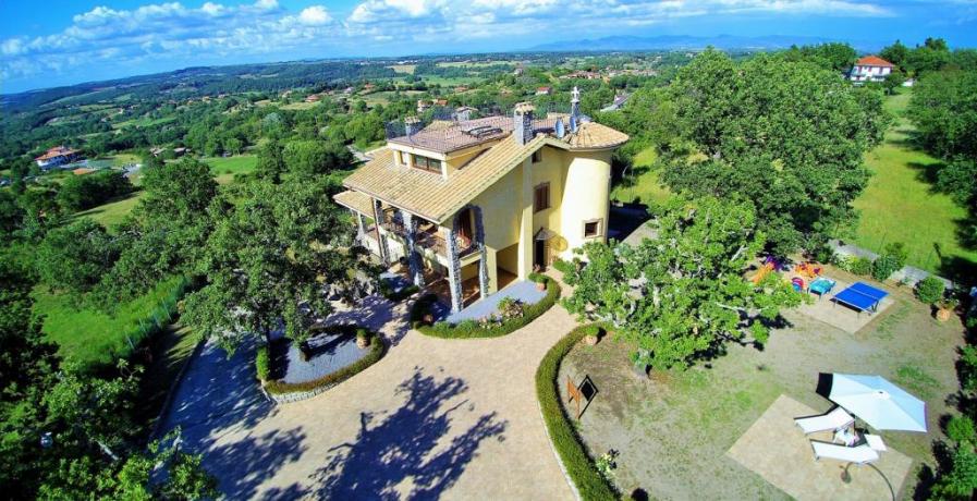 Villa per 20 persone vicino a Roma 