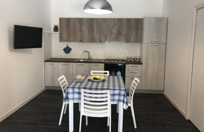 Casa vacanze Charm cucina attrezzata sala-pranzo San-Vito-lo-Capo