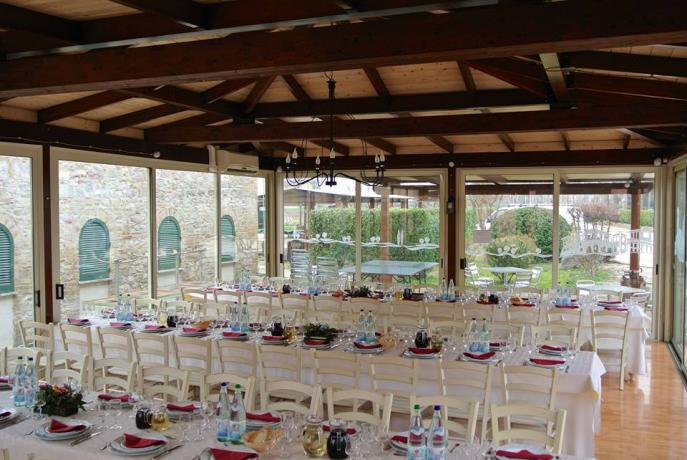 Sala Ristorante con 120 posti a sedere