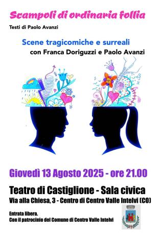 Scampoli di ordinaria follia. Di Paolo Avanzi al Teatro di Castiglione