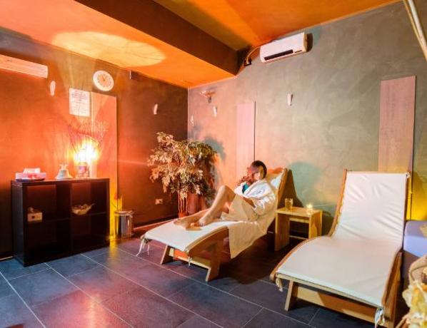 Zona relax in area benessere Hotel Sestriere