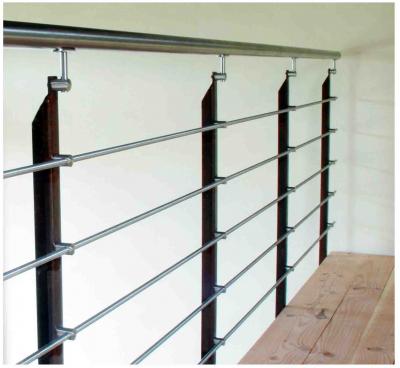 montanti ferro finitura ruggine + acciaio inox