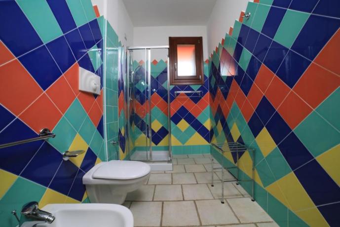 Servizi igienici box doccia resort Porto-cesareo