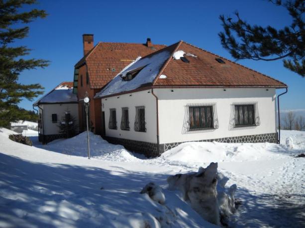 Hotel nel Parco dell'Etna in inverno