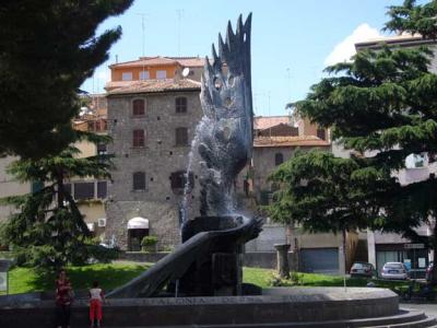 Fontana del Paracadutista d´Italia a Viterbo
