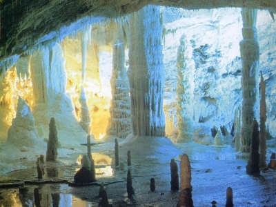 The Frasassi-caves in Genga
