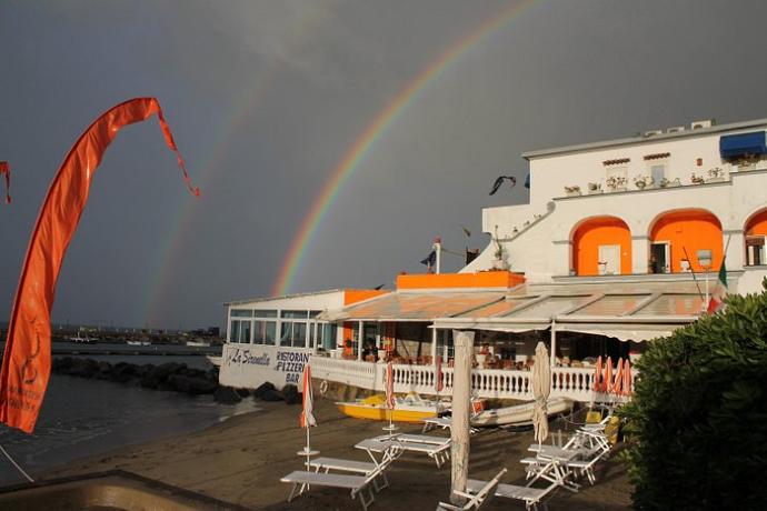 Spiaggia privata dell'hotel per gli ospiti