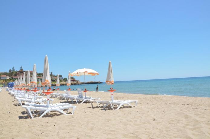 Spiaggia per bambini in hotel a capo piccolo