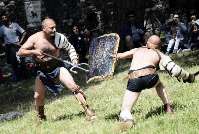 Istruttori gladiatori Castrum Hadriani