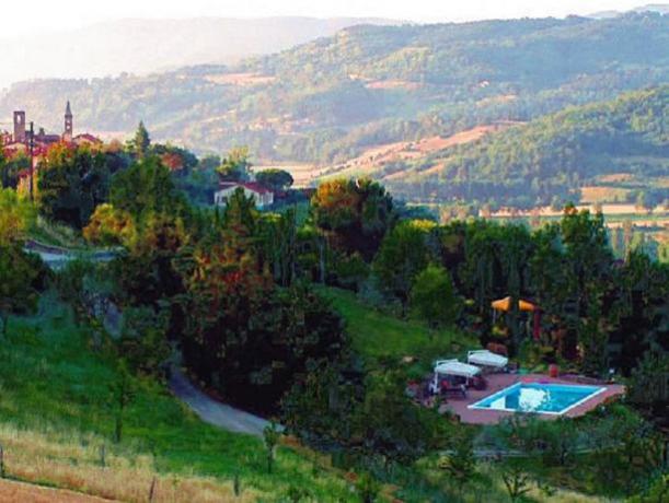 Villa vicino al borgo di Poppi Arezzo