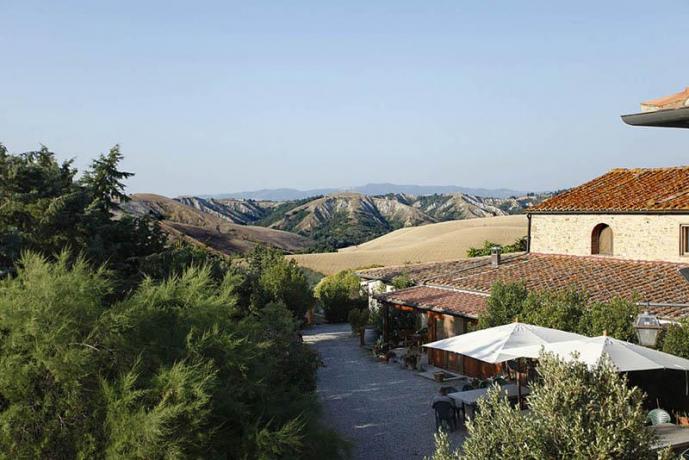 Vista panoramica della campagna Toscana