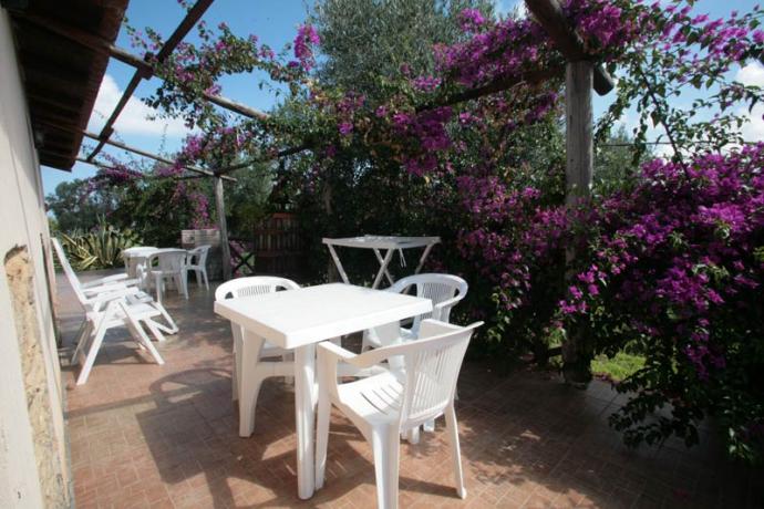 Appartamento giardino con portico attrezzato Zambrone